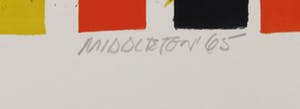 Sam Middleton - Litho, Koninginnedag kopen? Bied vanaf 80!