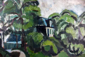 George Degenhart - Olieverf op doek, Buiksloot - Ingelijst kopen? Bied vanaf 200!