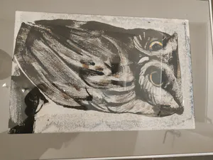 Alfons Van Meirvenne - Aquarel uil kopen? Bied vanaf 500!