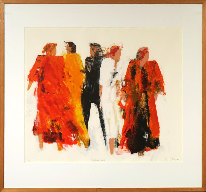 Wil Willemsen - Zeefdruk, Sophisticated - Ingelijst kopen? Bied vanaf 60!