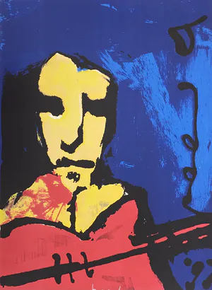 Herman Brood - Gitarist - EA - GROOT kopen? Bied vanaf 350!