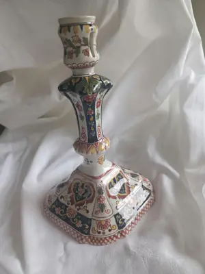 Koninklijke Tichelaar Makkum - Sierlijke kandelaar kopen? Bied vanaf 20!