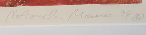 Natascha Mann - Litho, Zonder titel - Ingelijst kopen? Bied vanaf 1!