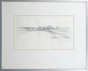Magda Buijs - Ets, Landschap II nr. 3 - Ingelijst kopen? Bied vanaf 1!