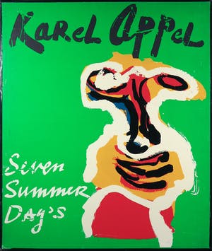 Karel Appel - Tuesday uit de serie Seven Summer Days (inclusief map!) kopen? Bied vanaf 1!