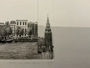 Wim van der Meij - Prins Hendrikkade, de Waag, de Schreierstoren,de Montelbaanstoren kopen? Bied vanaf 50!