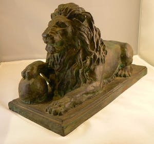 Brons (Onbekend) - Bronzen Leeuw kopen? Bied vanaf 125!