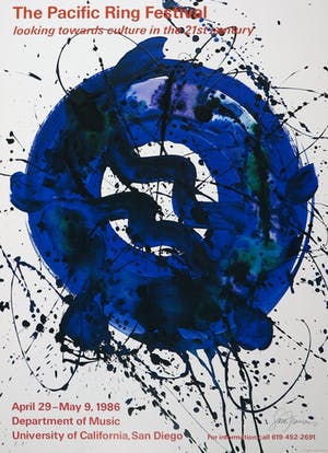 Sam Francis - Handgesigneerd affiche, The Pacific Ring Festival kopen? Bied vanaf 100!