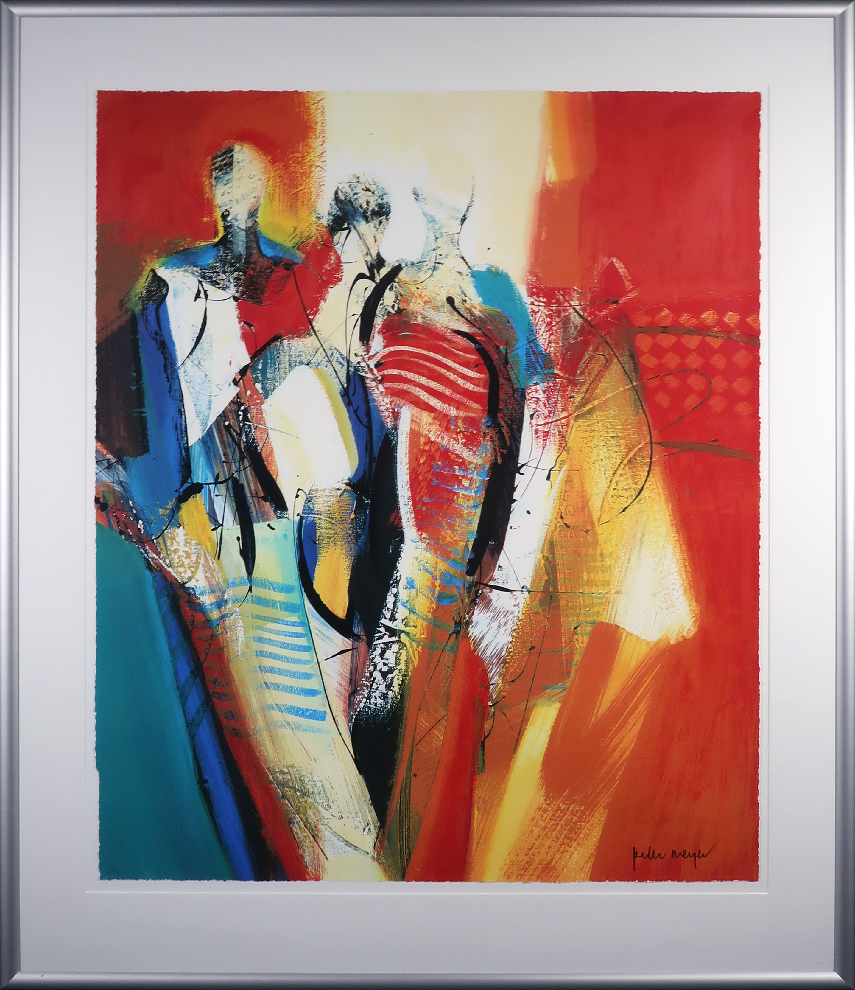 Peter Meijer - Zeefdruk, Pascalle - Ingelijst (Groot) kopen? Bied vanaf 100!