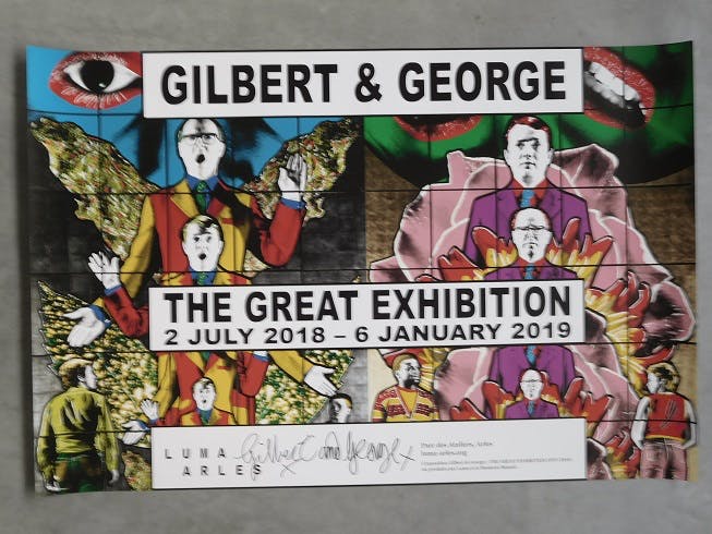 Gilbert & George - The Great Exibitions 2018-2019 - Gesigneerd met marker kopen? Bied vanaf 75!