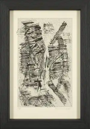 Jan Schoonhoven - Zeefdruk - Speciale editie - minimalistische meesterwerk - Fraai ingelijst kaufen? Bieten Sie von 590!