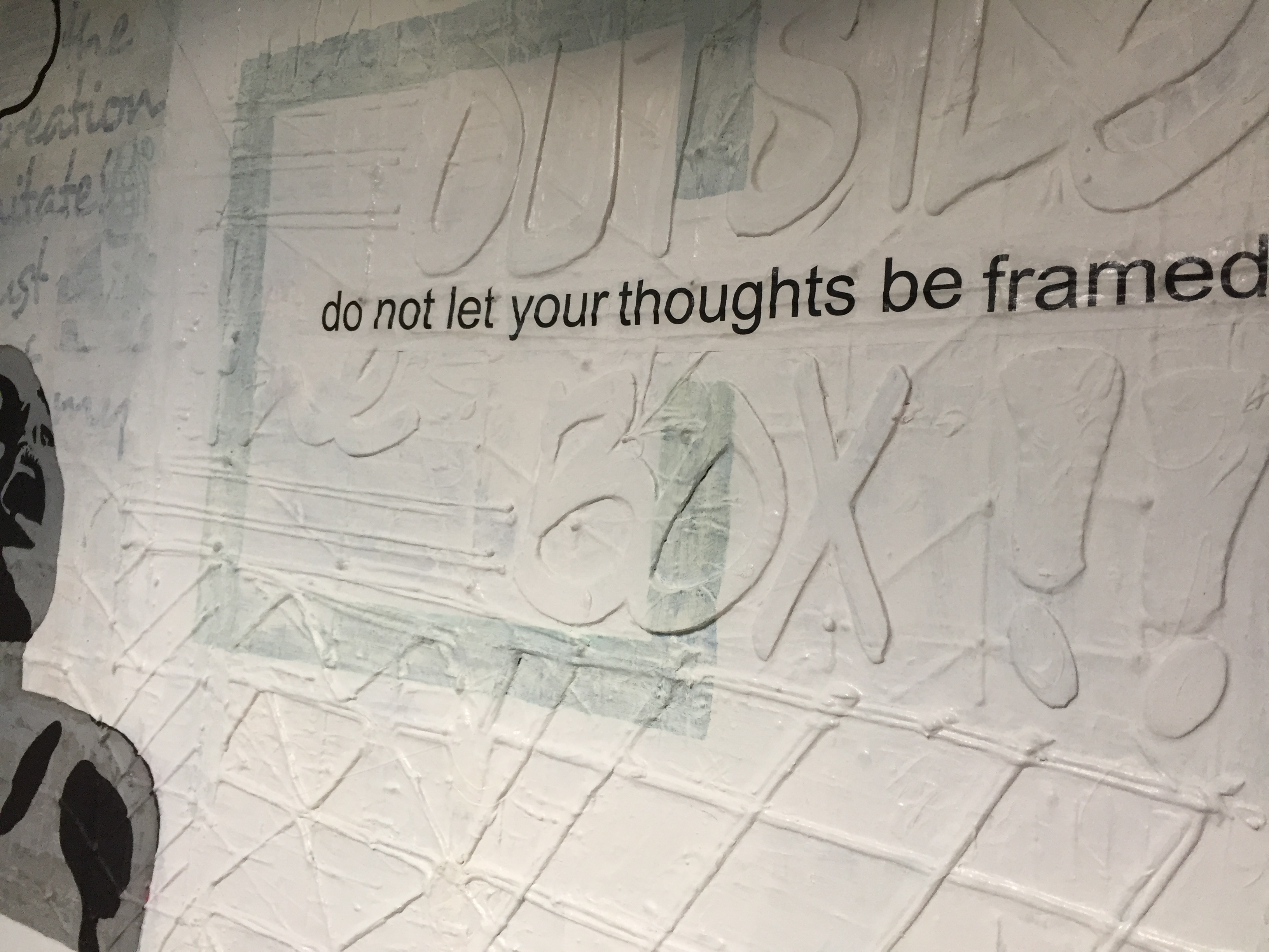 Niet of onleesbaar gesigneerd - Do not let your thoughts be framed kopen? Bied vanaf 1!