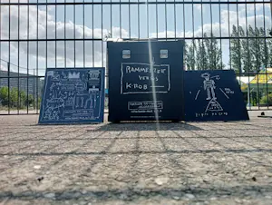 Jean-Michel Basquiat - Beat Bop-platenhoes + The Offs, eerste plaat & testpersing kopen? Bied vanaf 1410!