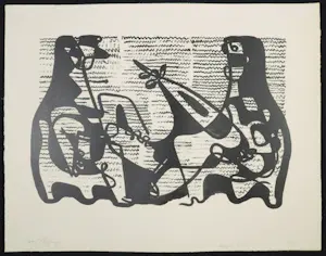 Koos van Vlijmen - Litho, Zonder titel kopen? Bied vanaf 1!