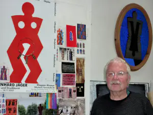 Bernhard Jäger - 'Oben und unten', litho kopen? Bied vanaf 49!