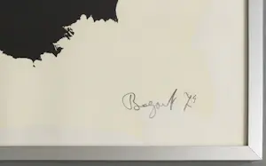 Bram Bogart - ingelijste gesigneerde zeefdruk kopen? Bied vanaf 829!