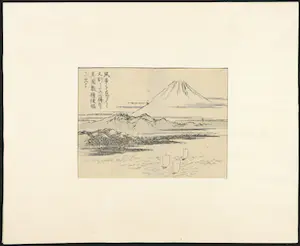 Ando Hiroshige - Houtdruk, Zicht op Mount Fuji kopen? Bied vanaf 35!