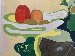 Vincent van Ojen - kleurenhoutsnede - 'Vaas met rozen' - 1991 (Zeer kleine oplage, groot werk!) kopen? Bied vanaf 175!