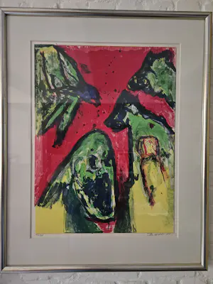 Mogens Balle - Ingelijste litho - 1988 kopen? Bied vanaf 255!