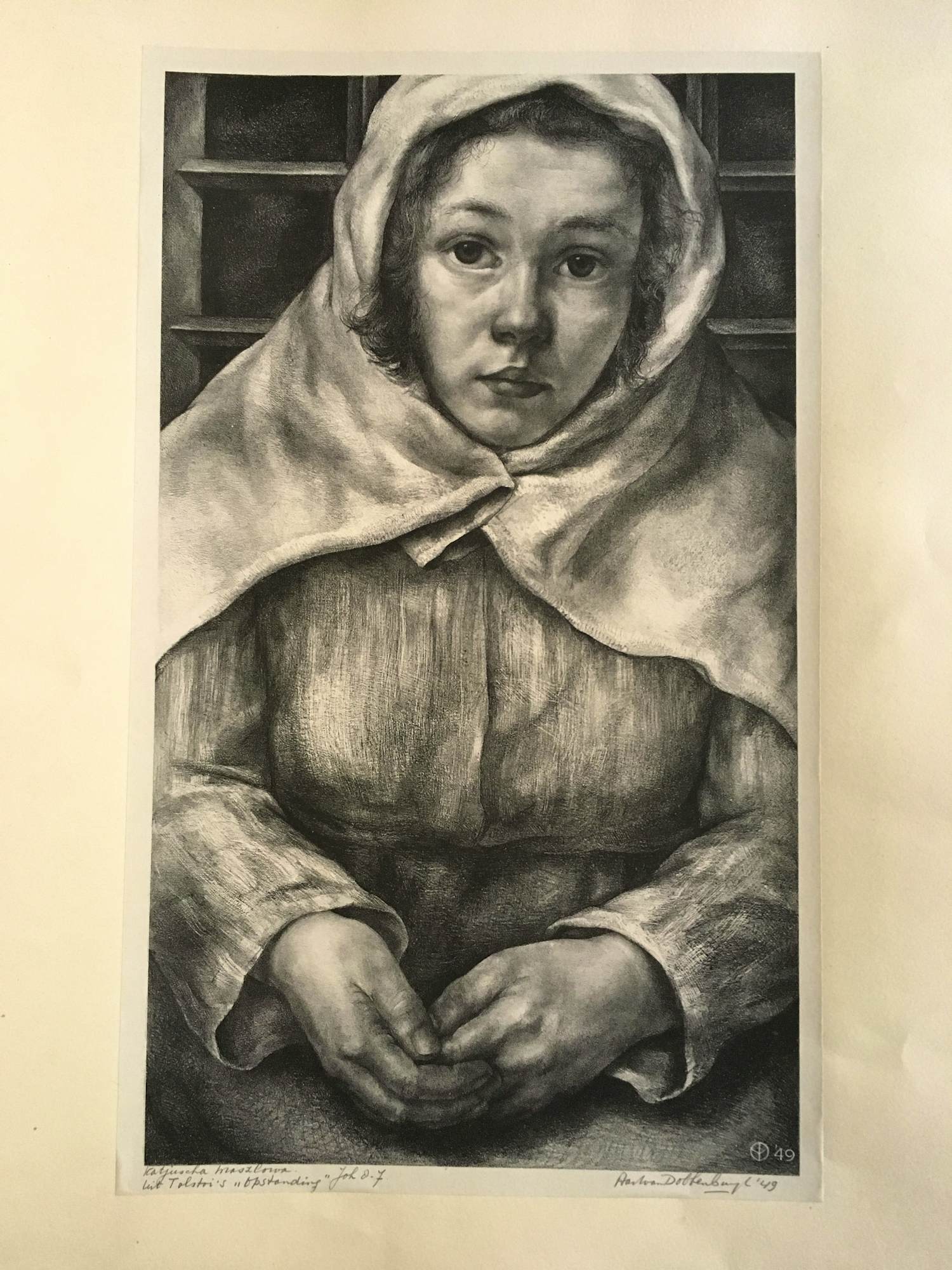 Aart van Dobbenburgh - Katjuschka Maslowa uit Tolstoi's Opstanding Joh.8-7 kopen? Bied vanaf 35!