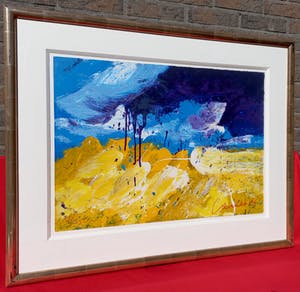 Jan Cremer - Provence II, zeefdruk (mooi ingelijst, groot) kopen? Bied vanaf 250!