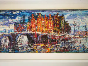 Arnoldus Oldenhave - Amsterdam. Stadsgezicht. Gracht. kopen? Bied vanaf 119!