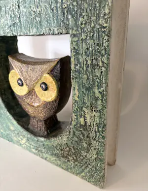 Faience- en Tegelfabriek Westraven - Tegel Uil kopen? Bied vanaf 100!