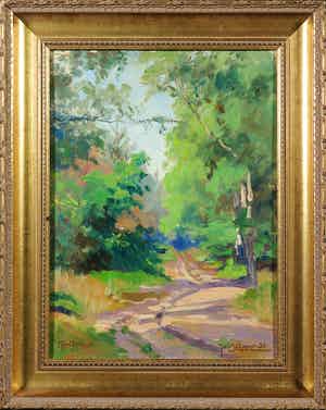 Jan Stapper - Olieverf op board, Montferland verkocht voor € 60!