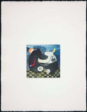 Michel van Overbeeke - Kleurenets met bladgoud, Aware away I kopen? Bied vanaf 1!