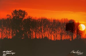 Paul Huf - C-print - 'Van Gogh's footsteps' - 1988 (INGELIJST) kopen? Bied vanaf 1!