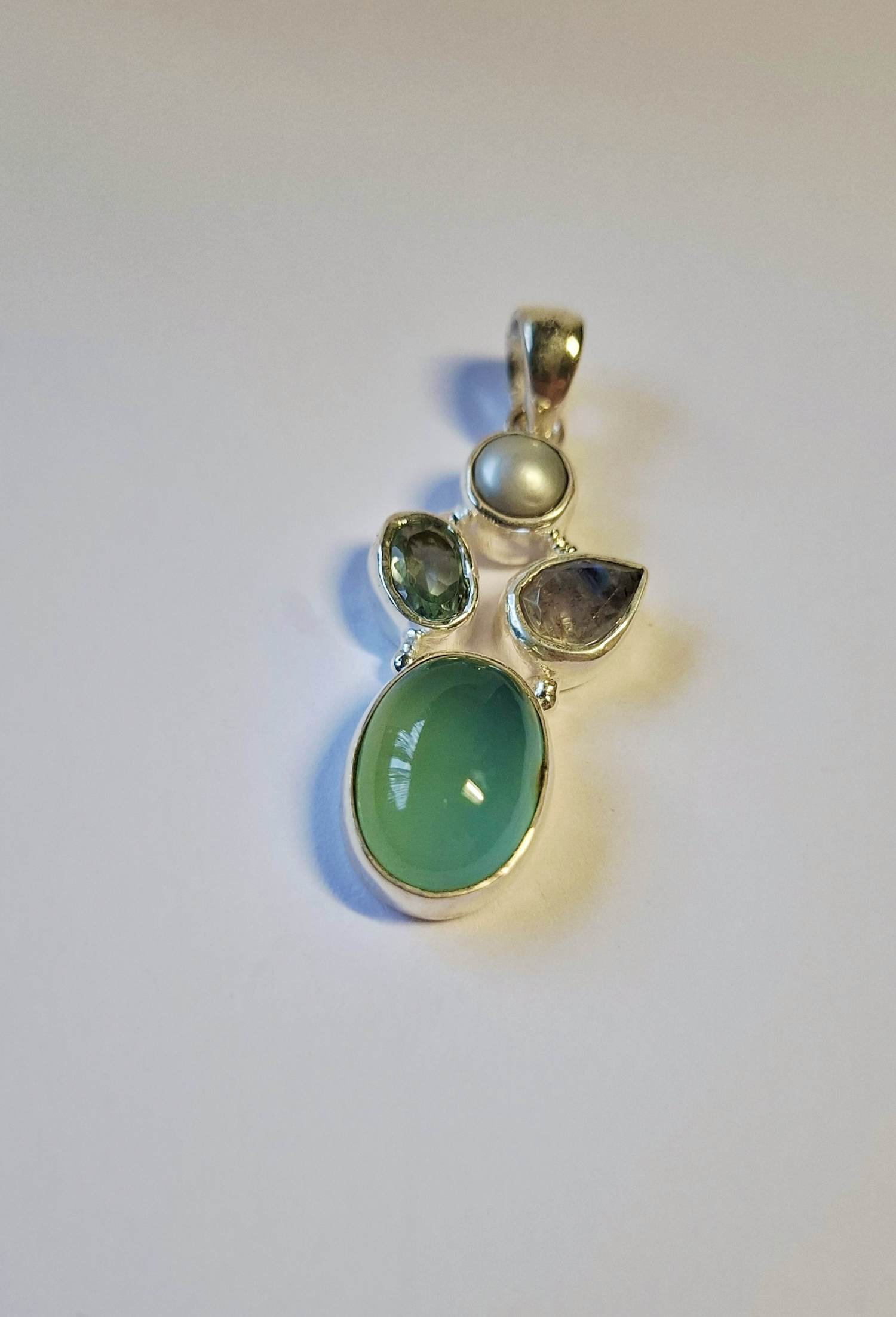 Nieuwe luchtige hemelsblauwe kleur amrapali hanger natuurlijke aquakwarts kopen? Bied vanaf 65!