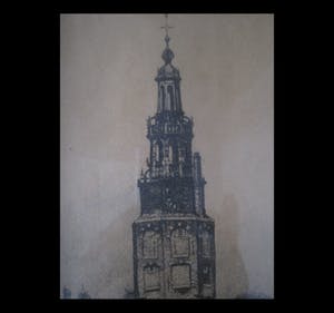 Johannes Josseaud - Montelbaanstoren van Amsterdam. kopen? Bied vanaf 20!