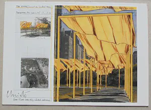 Christo - Project for Central Park NYC " The Gates " - handgesigneerd kopen? Bied vanaf 99!