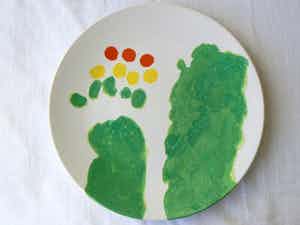 Koninklijke Tichelaar Makkum - Jeff Diederen - keramiek wandbord verkocht voor € 35!