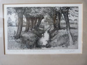 Nico van der Jagt - Knotwilgen te Hummelo ( Druk van den Etser ). kopen? Bied vanaf 62!