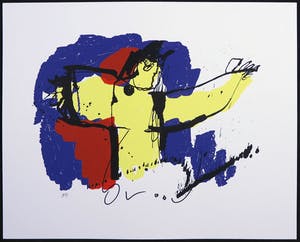 Herman Brood - Zeefdruk, Brasil God kopen? Bied vanaf 70!