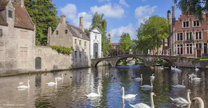 Niet of onleesbaar gesigneerd - Park Minnewatermeer Brugge kopen? Bied vanaf 1!