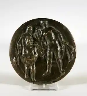Ed van Teeseling - Bronzen penning, Uitvinding anticonceptie verkauft für € 35!