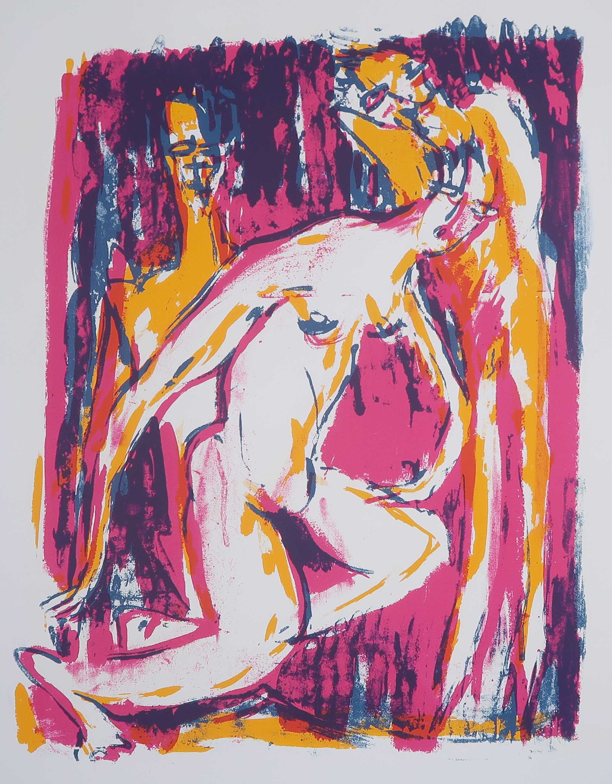 Henk Vierveijzer - Zeefdruk, Dans kopen? Bied vanaf 1!