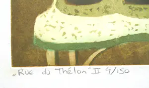 Laetitia de Haas - Ontbijt op zondag"Rue de Thelon 2. Epreuve d' Artiste. kopen? Bied vanaf 75!