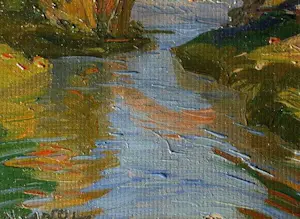 Albert Meindl - Rivierlandschap kopen? Bied vanaf 149!