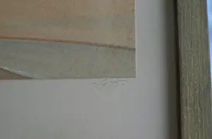 Edwin Engels - Ingelijste aquarel , Landschap – 1975 – Lijst, 97 x 68 cm. kopen? Bied vanaf 60!