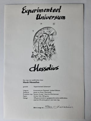Henk Hesselius - Map met 6 zeefdrukken, Experimenteel Universum kopen? Bied vanaf 75!