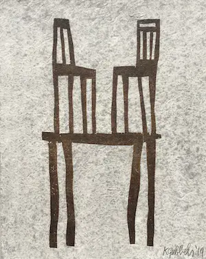 Klaas Gubbels - ‘aan Cezanne’ - houtdruk - 2019 kopen? Bied vanaf 265!