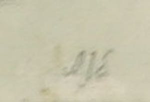 Arnoldus Johannes Eymer - Aquarel, Landschap met boerenerf - Ingelijst kopen? Bied vanaf 35!