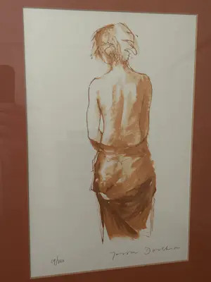 Jeroen Dercksen - Torso van een vrouw, zeefdruk kopen? Bied vanaf 50!