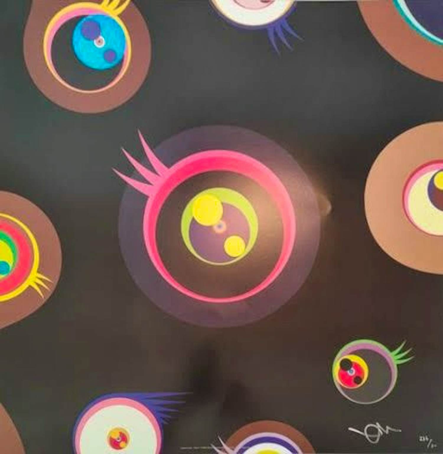 Takashi Murakami - Jellyfish Eyes Black - 2004 kopen? Bied vanaf 1250!