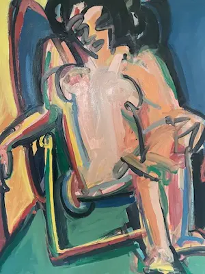 Simon Kramer - Zittend naakt kopen? Bied vanaf 200!