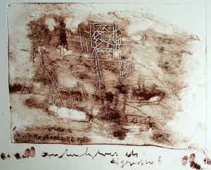 Anton Heyboer - Ets , IJmuiden – 1980 – 35 x 48 cm verkocht voor € 100!