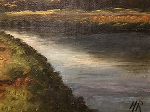 Niet of onleesbaar gesigneerd - Bos met water kopen? Bied vanaf 1!